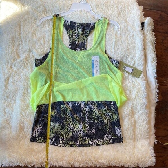New Z by Zobha Double Layer Printer Tank, size Large, lightweight, racerback. - Picture 5 of 8
